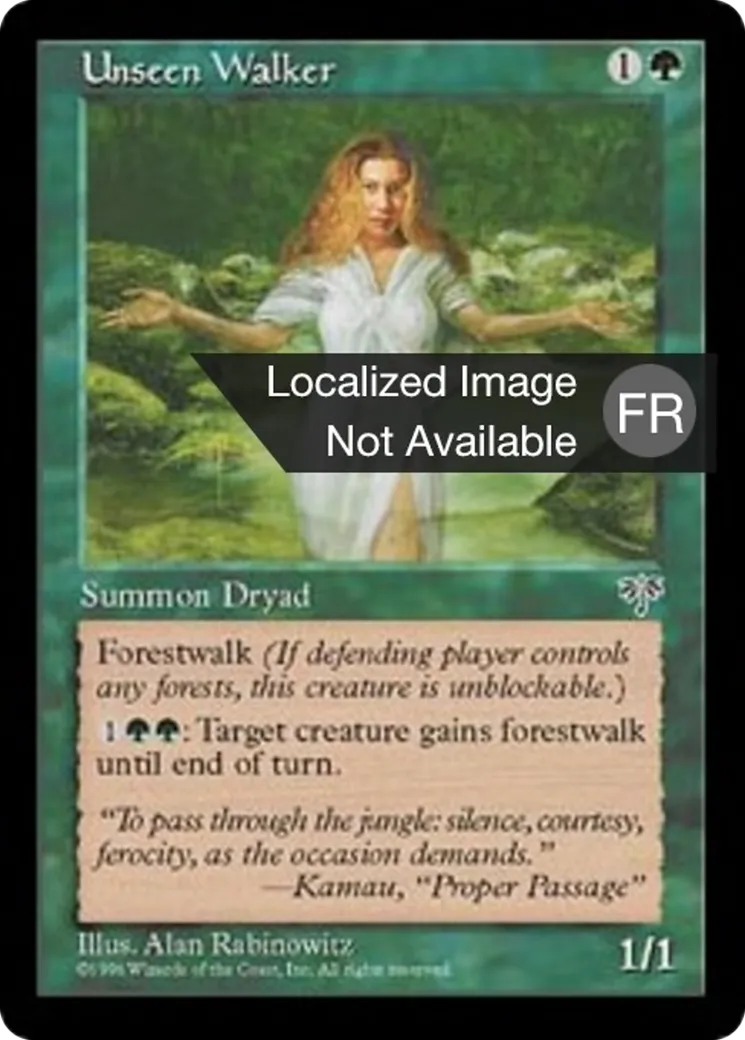 Marcheuse inaperçue — Mirage — Magic: The Gathering