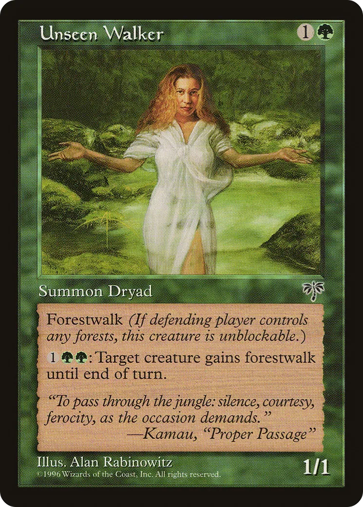 Unseen Walker — Mirage — Magic: The Gathering