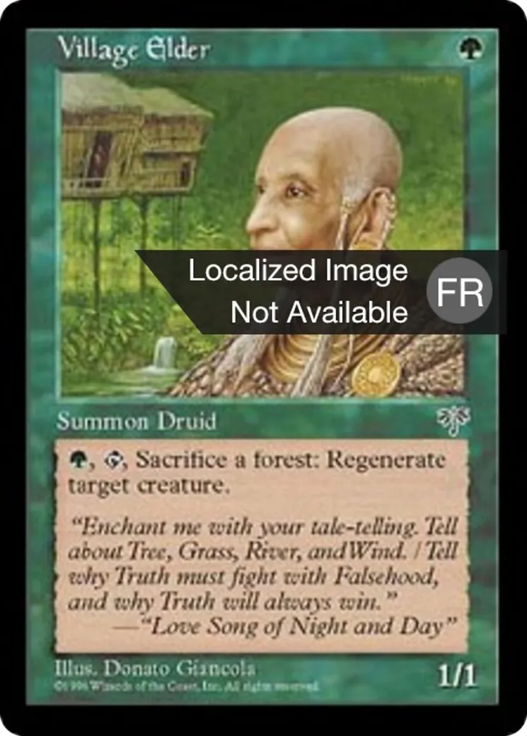 Ancien du village — Mirage — Magic: The Gathering