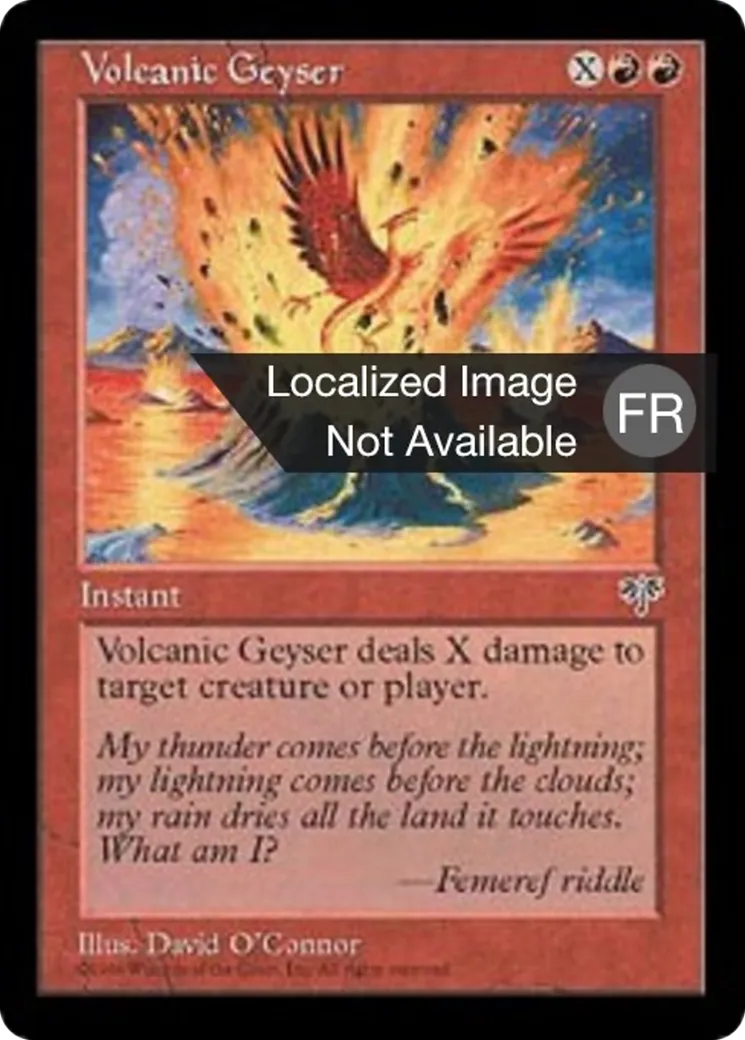 Geyser volcanique — Mirage — Magic: The Gathering