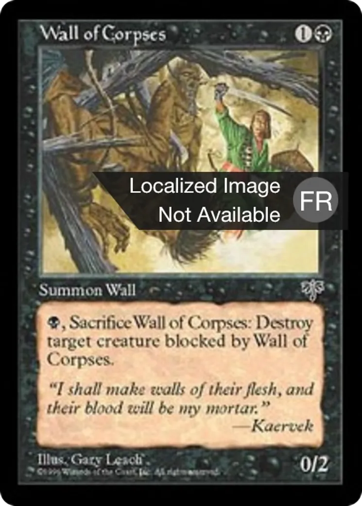 Mur de cadavres — Mirage — Magic: The Gathering