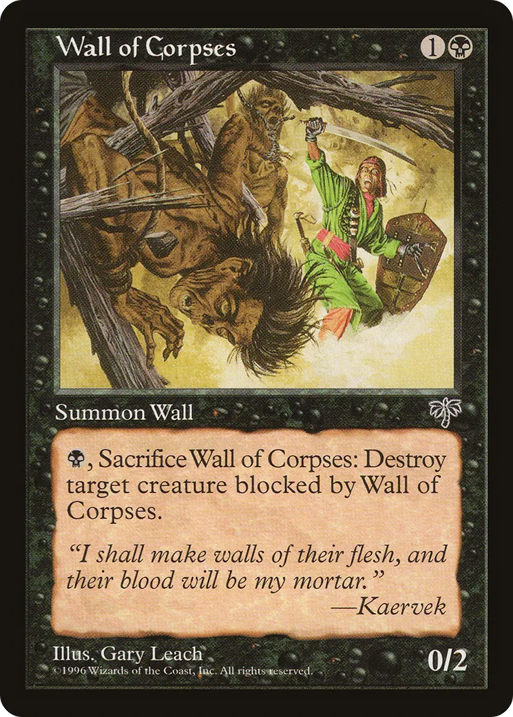 Mur de cadavres — Mirage — Magic: The Gathering