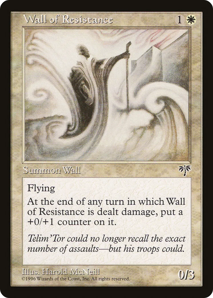 Mur de résistance — Mirage — Magic: The Gathering