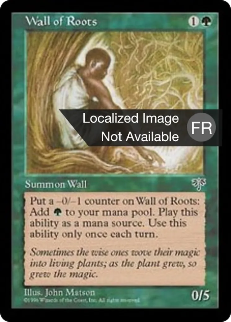 Mur de racines — Mirage — Magic: The Gathering