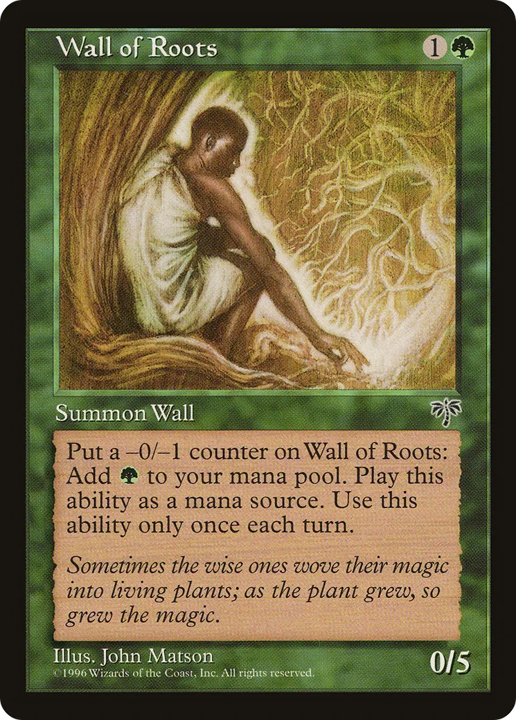 Wall of Roots — Mirage — Magic: The Gathering