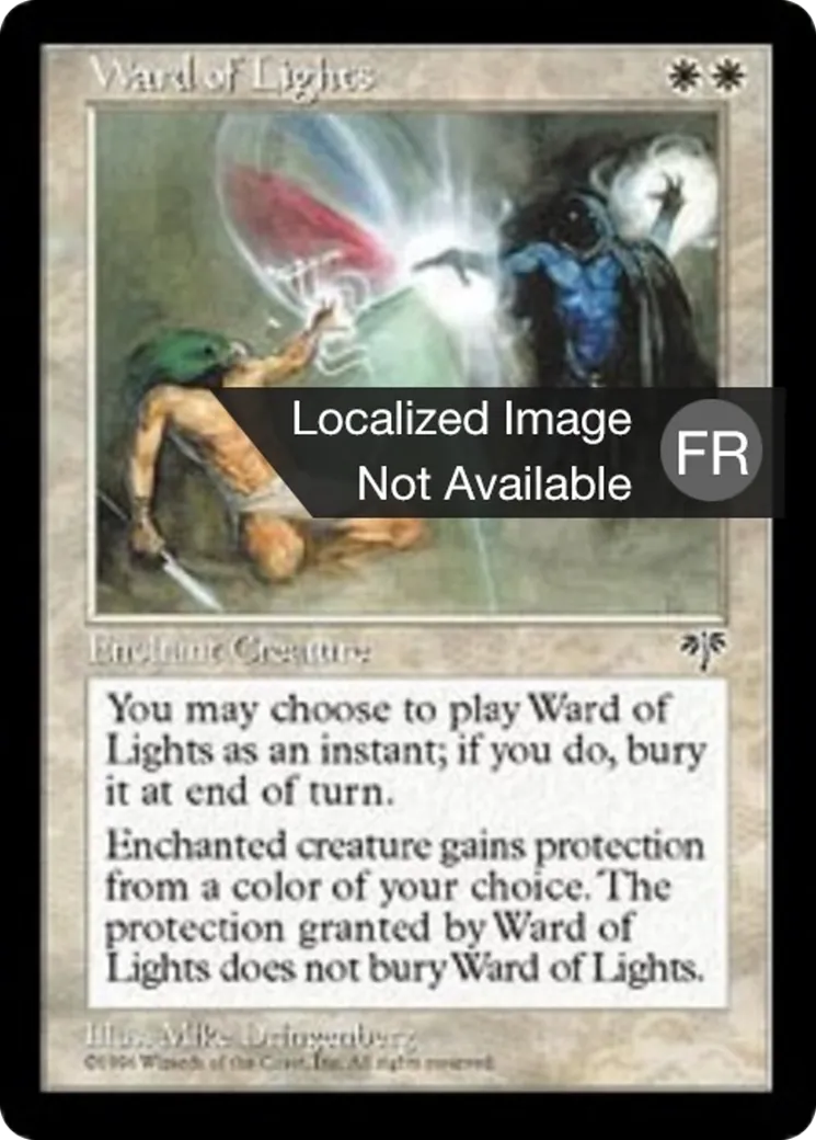 Rune de garde lumineuse — Mirage — Magic: The Gathering