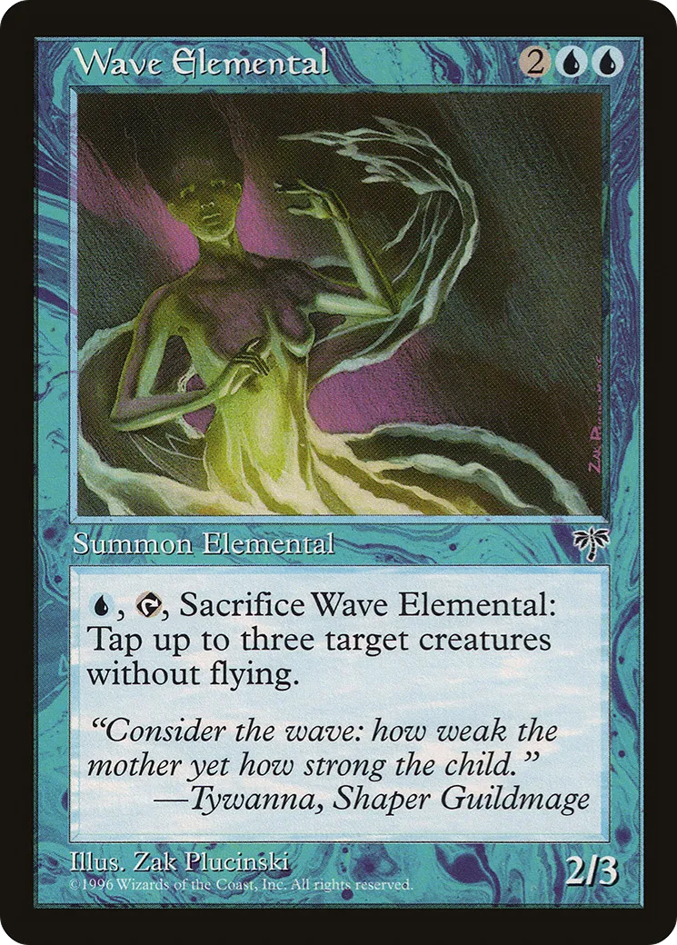Wave Elemental — Mirage — Magic: The Gathering