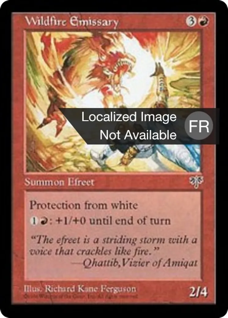 Émissaire de Grégefeu — Mirage — Magic: The Gathering