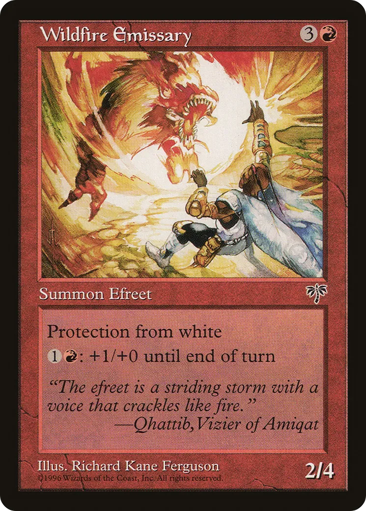Wildfire Emissary — Mirage — Magic: The Gathering