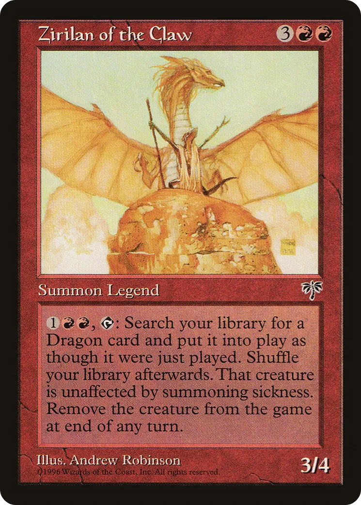 Zirilan of the Claw — Mirage — Magic: The Gathering