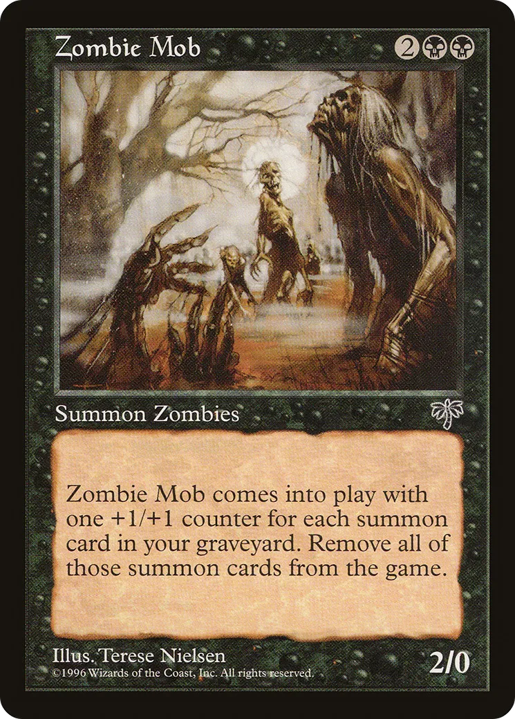Foule de zombies — Mirage — Magic: The Gathering