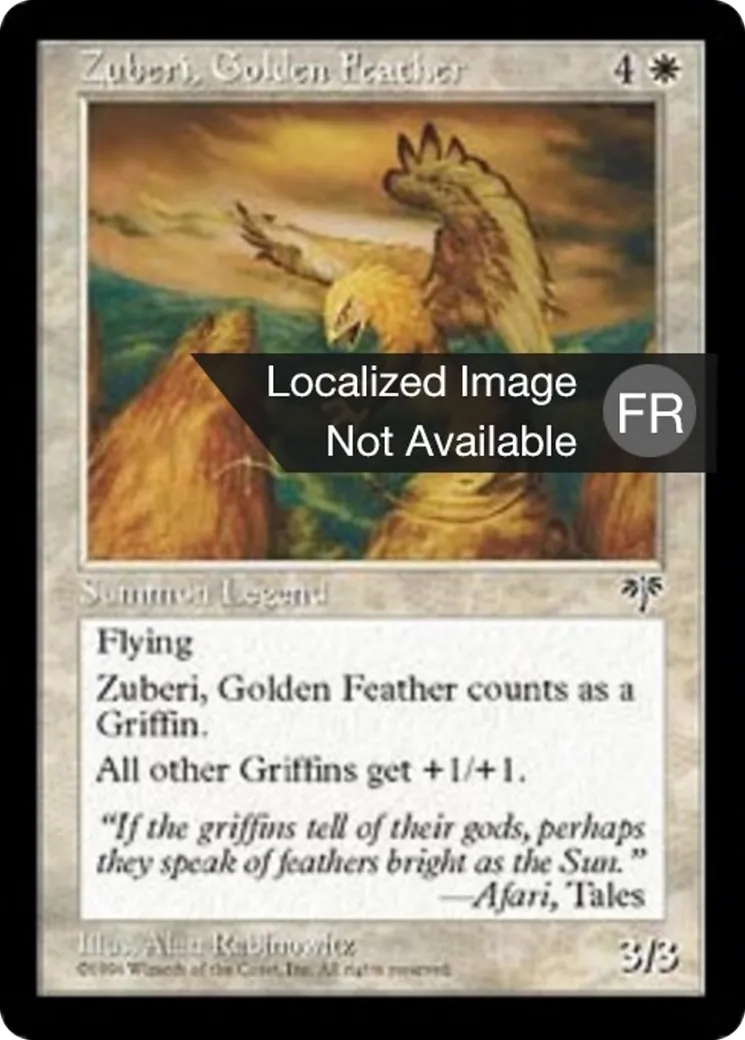Zoubéri, Plume dorée — Mirage — Magic: The Gathering
