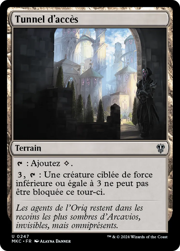 Tunnel d'accès — Murders at Karlov Manor Commander — Magic: The Gathering