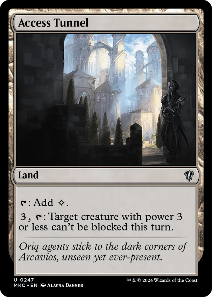 Access Tunnel — Murders at Karlov Manor Commander — Magic: The Gathering