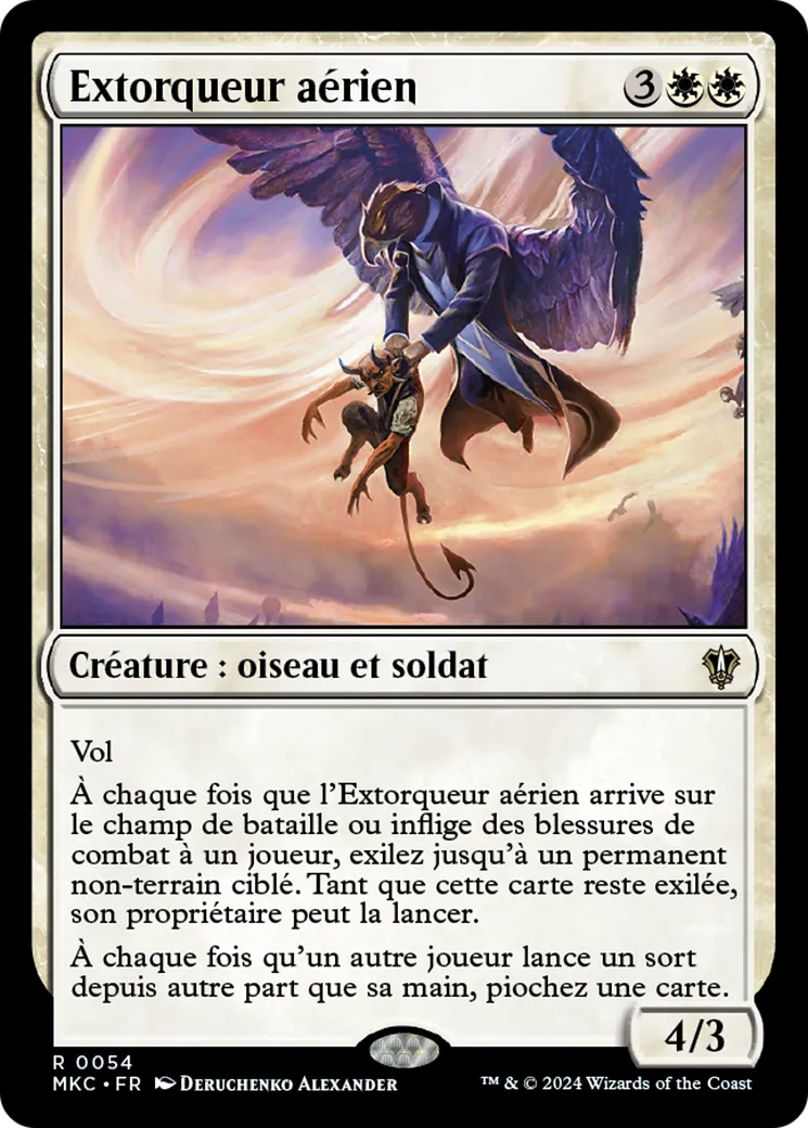 Extorqueur aérien — Murders at Karlov Manor Commander — Magic: The Gathering