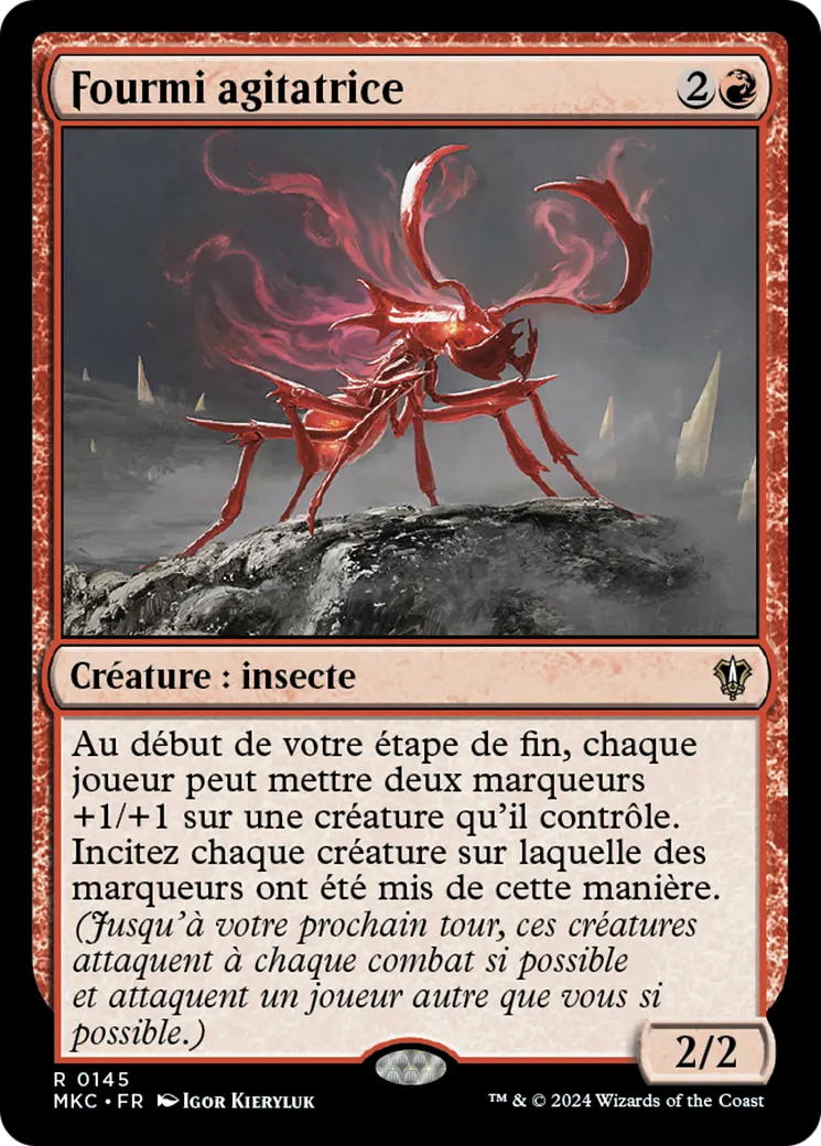 Fourmi agitatrice — Murders at Karlov Manor Commander — Magic: The Gathering