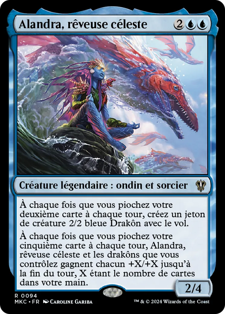 Alandra, rêveuse céleste — Murders at Karlov Manor Commander — Magic: The Gathering