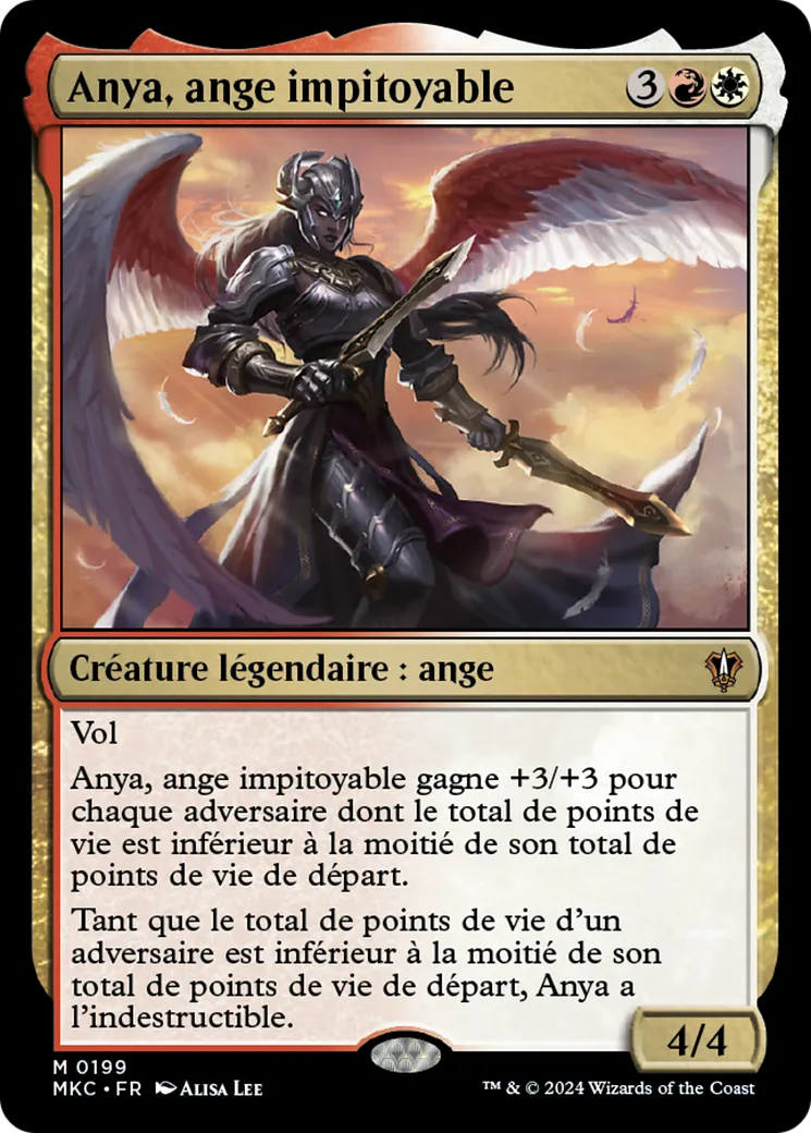 Anya, ange impitoyable — Murders at Karlov Manor Commander — Magic: The Gathering