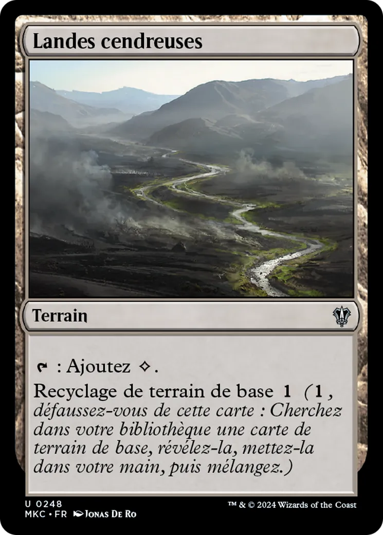 Landes cendreuses — Murders at Karlov Manor Commander — Magic: The Gathering