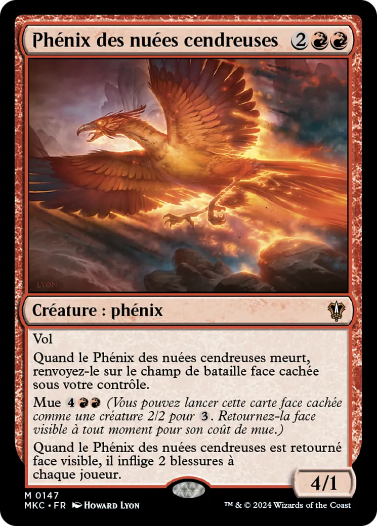Phénix des nuées cendreuses — Murders at Karlov Manor Commander — Magic: The Gathering