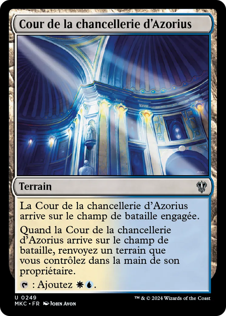 Cour de la chancellerie d'Azorius — Murders at Karlov Manor Commander — Magic: The Gathering