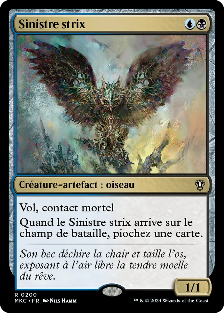 Sinistre strix — Murders at Karlov Manor Commander — Magic: The Gathering
