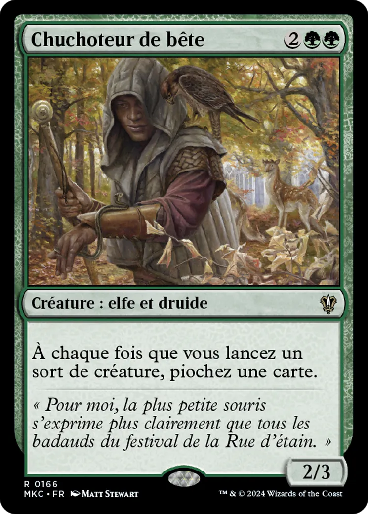 Chuchoteur de bête — Murders at Karlov Manor Commander — Magic: The Gathering