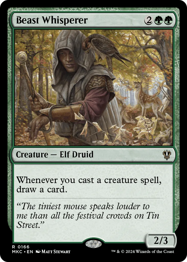 Beast Whisperer — Murders at Karlov Manor Commander — Magic: The Gathering