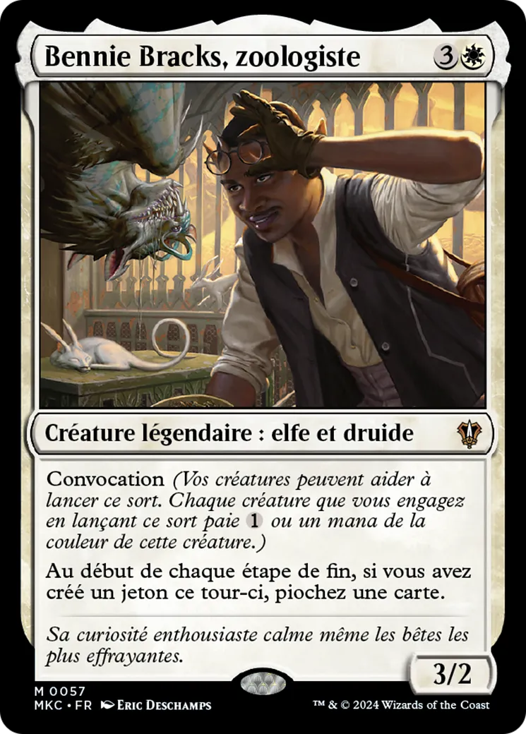 Bennie Bracks, zoologiste — Murders at Karlov Manor Commander — Magic: The Gathering