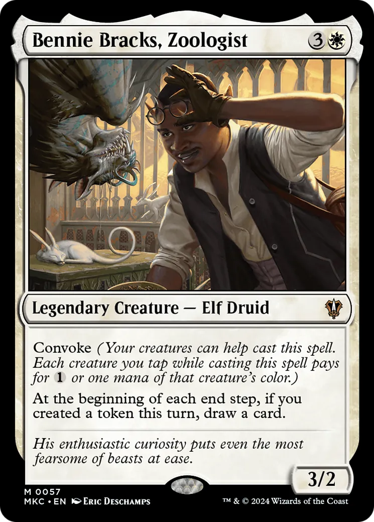 Bennie Bracks, Zoologist — Murders at Karlov Manor Commander — Magic: The Gathering