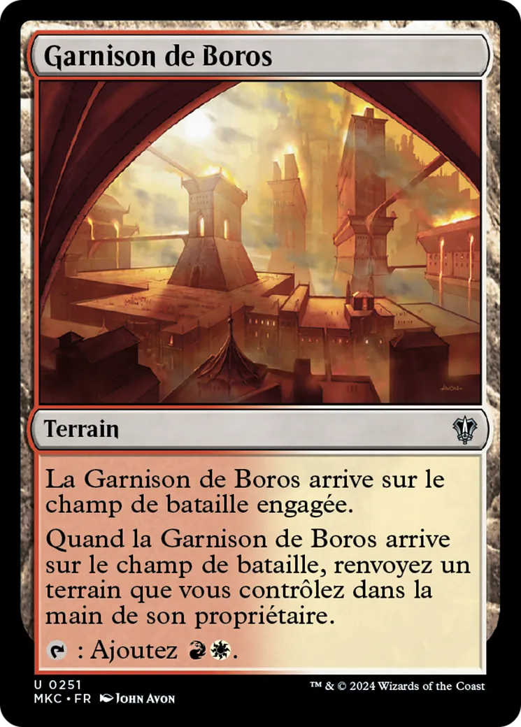Garnison de Boros — Murders at Karlov Manor Commander — Magic: The Gathering