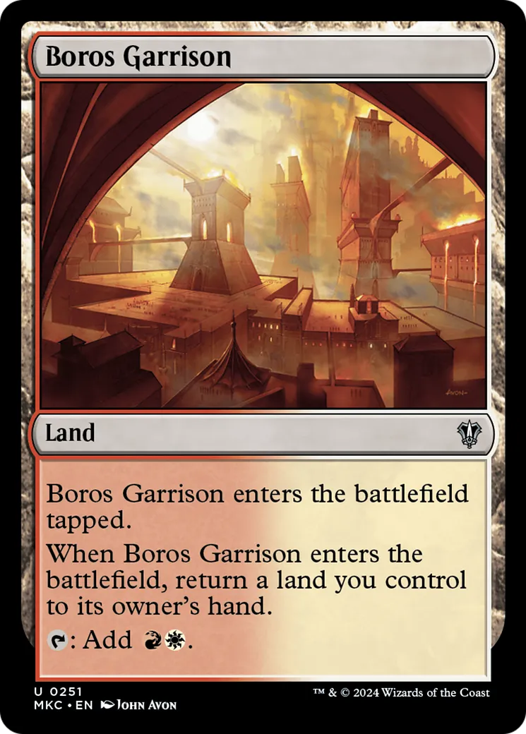 Boros Garrison — Murders at Karlov Manor Commander — Magic: The Gathering