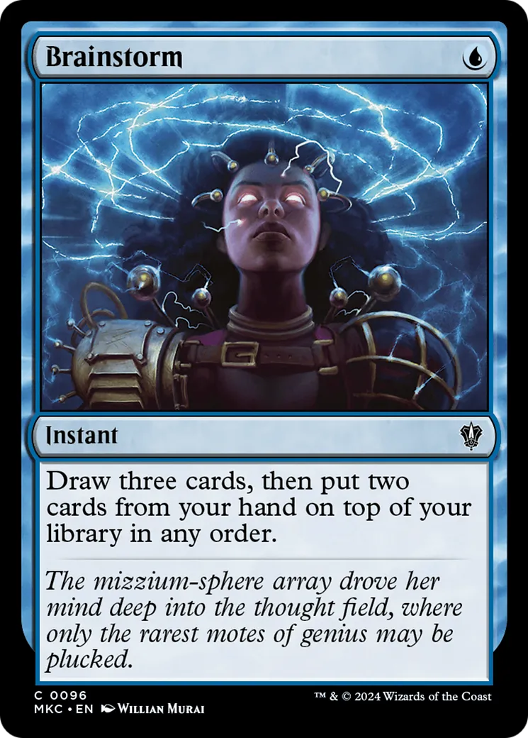 Brainstorm — Murders at Karlov Manor Commander — Magic: The Gathering