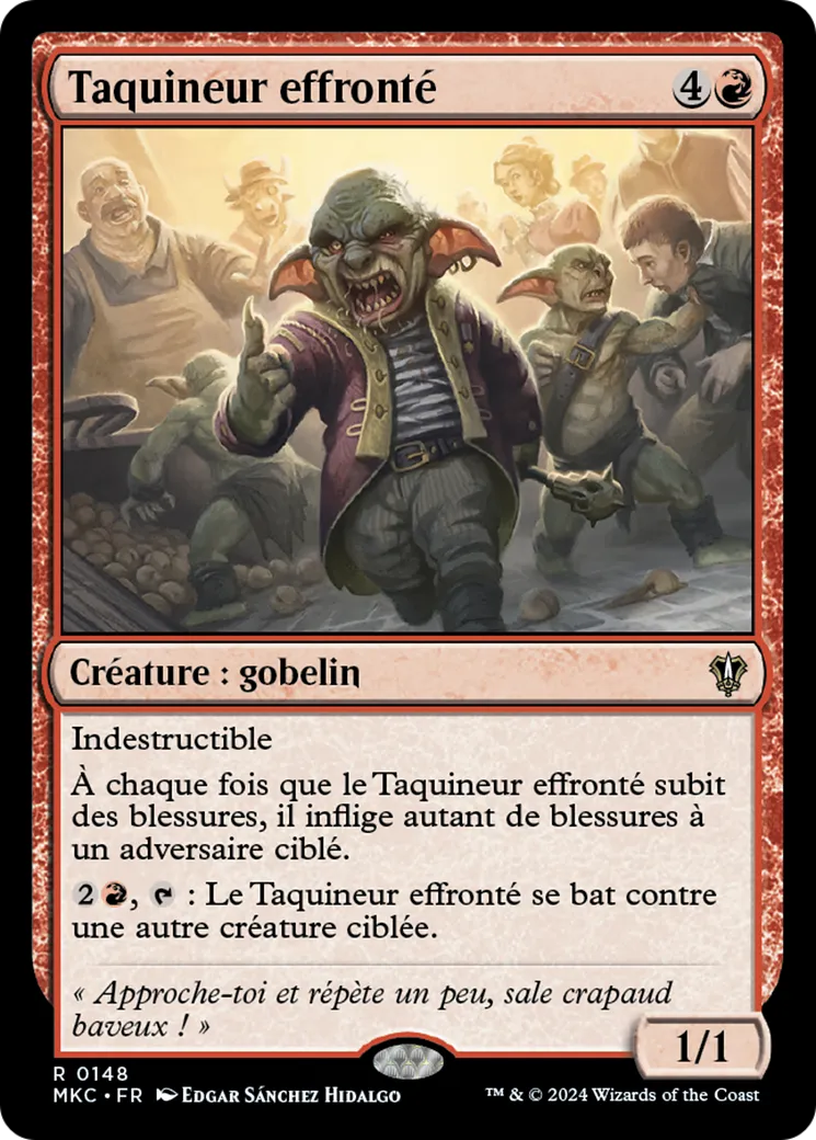 Taquineur effronté — Murders at Karlov Manor Commander — Magic: The Gathering