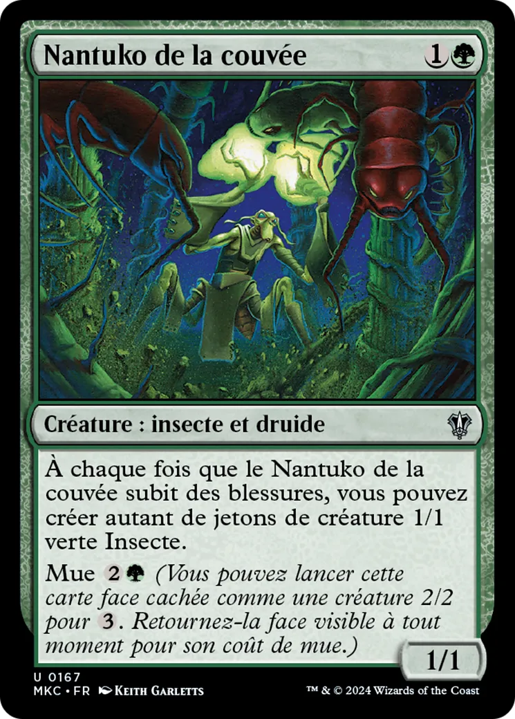 Nantuko de la couvée — Murders at Karlov Manor Commander — Magic: The Gathering