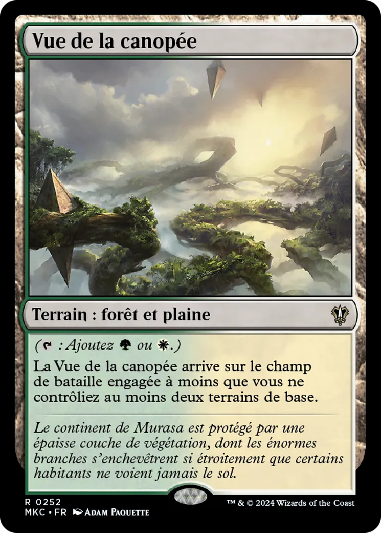Vue de la canopée — Murders at Karlov Manor Commander — Magic: The Gathering