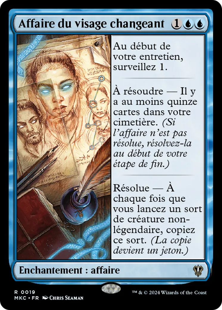 Affaire du visage changeant — Murders at Karlov Manor Commander — Magic: The Gathering