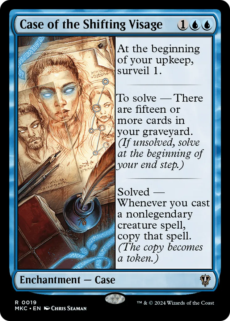 Case of the Shifting Visage — Murders at Karlov Manor Commander — Magic: The Gathering