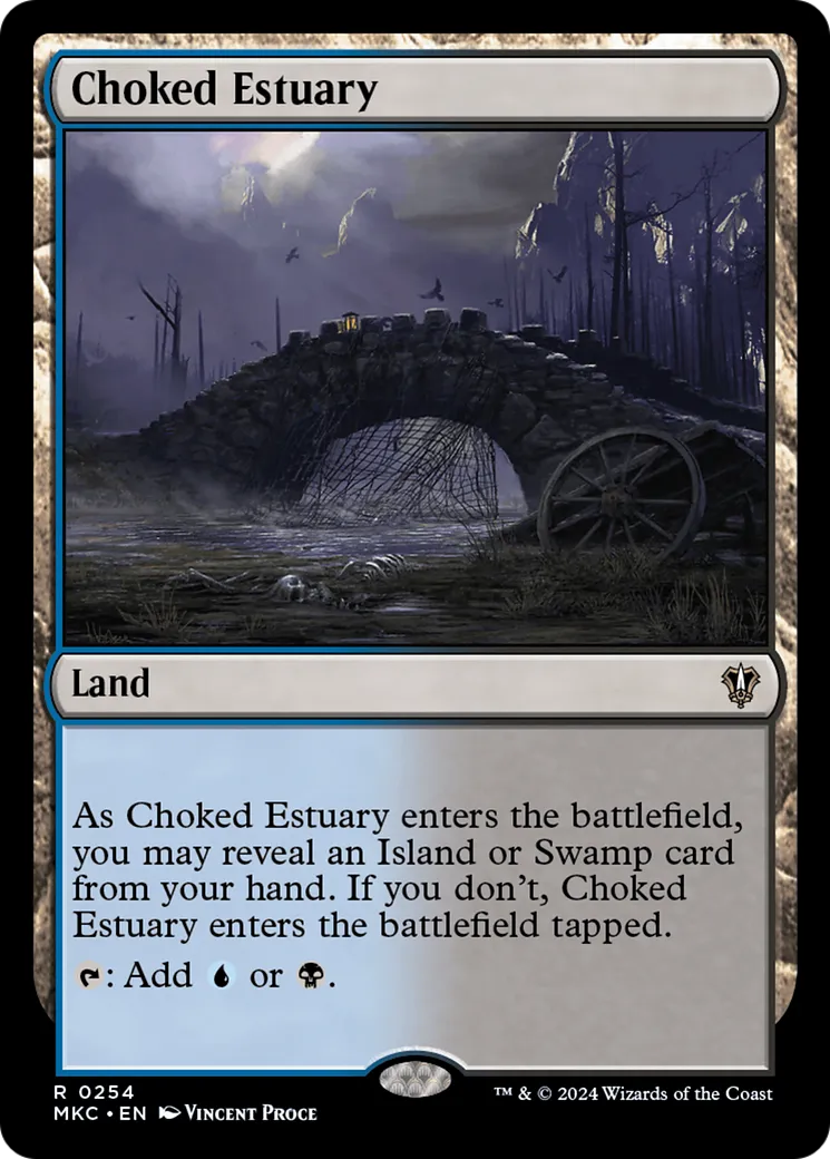 Choked Estuary — Murders at Karlov Manor Commander — Magic: The Gathering