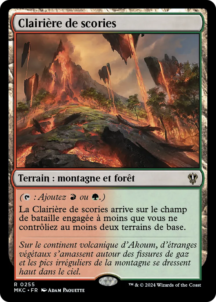 Clairière de scories — Murders at Karlov Manor Commander — Magic: The Gathering