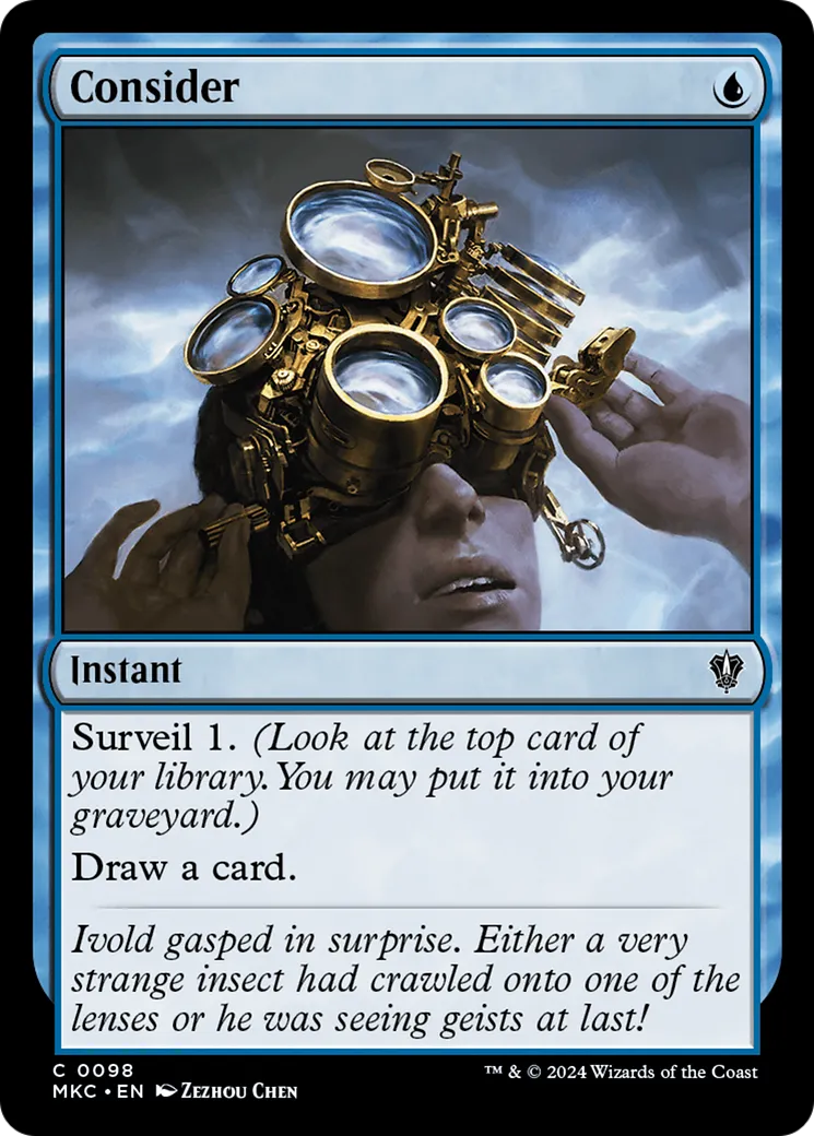 Consider — Murders at Karlov Manor Commander — Magic: The Gathering