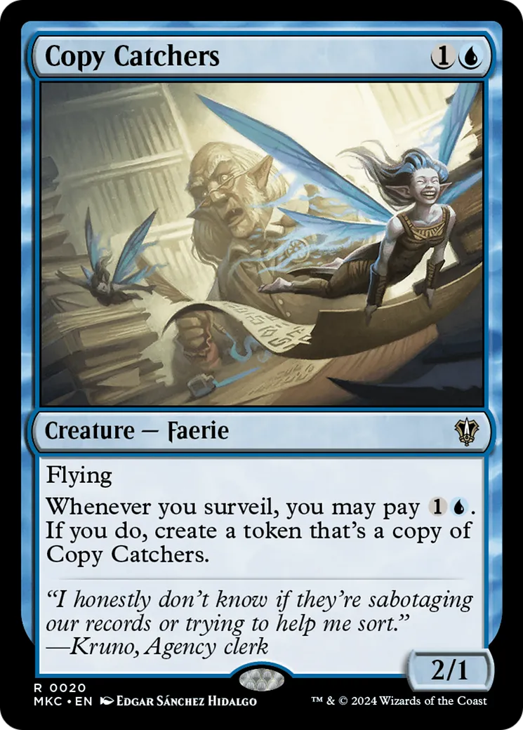 Copy Catchers — Murders at Karlov Manor Commander — Magic: The Gathering