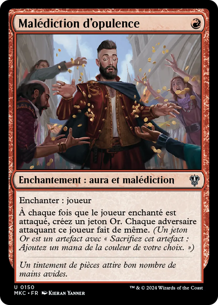Malédiction d'opulence — Murders at Karlov Manor Commander — Magic: The Gathering