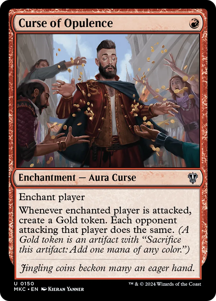 Malédiction d'opulence — Murders at Karlov Manor Commander — Magic: The Gathering