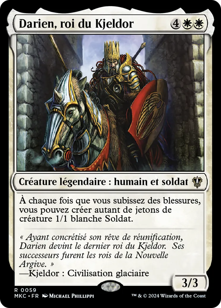 Darien, roi du Kjeldor — Murders at Karlov Manor Commander — Magic: The Gathering