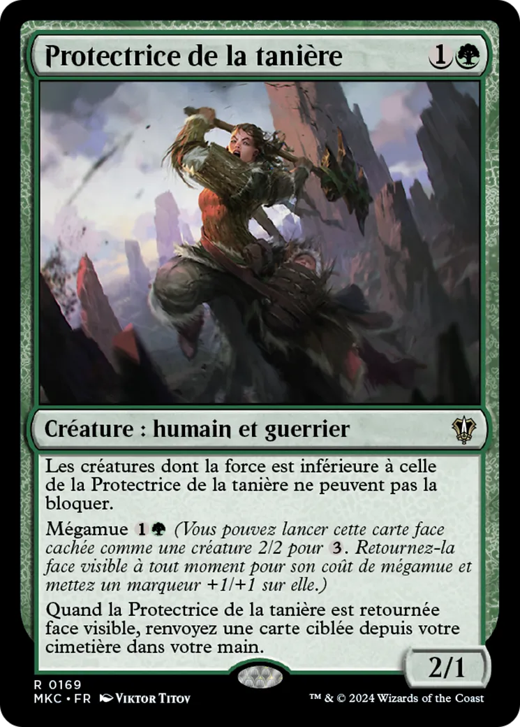 Protectrice de la tanière — Murders at Karlov Manor Commander — Magic: The Gathering