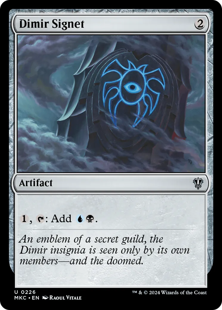 Dimir Signet — Murders at Karlov Manor Commander — Magic: The Gathering