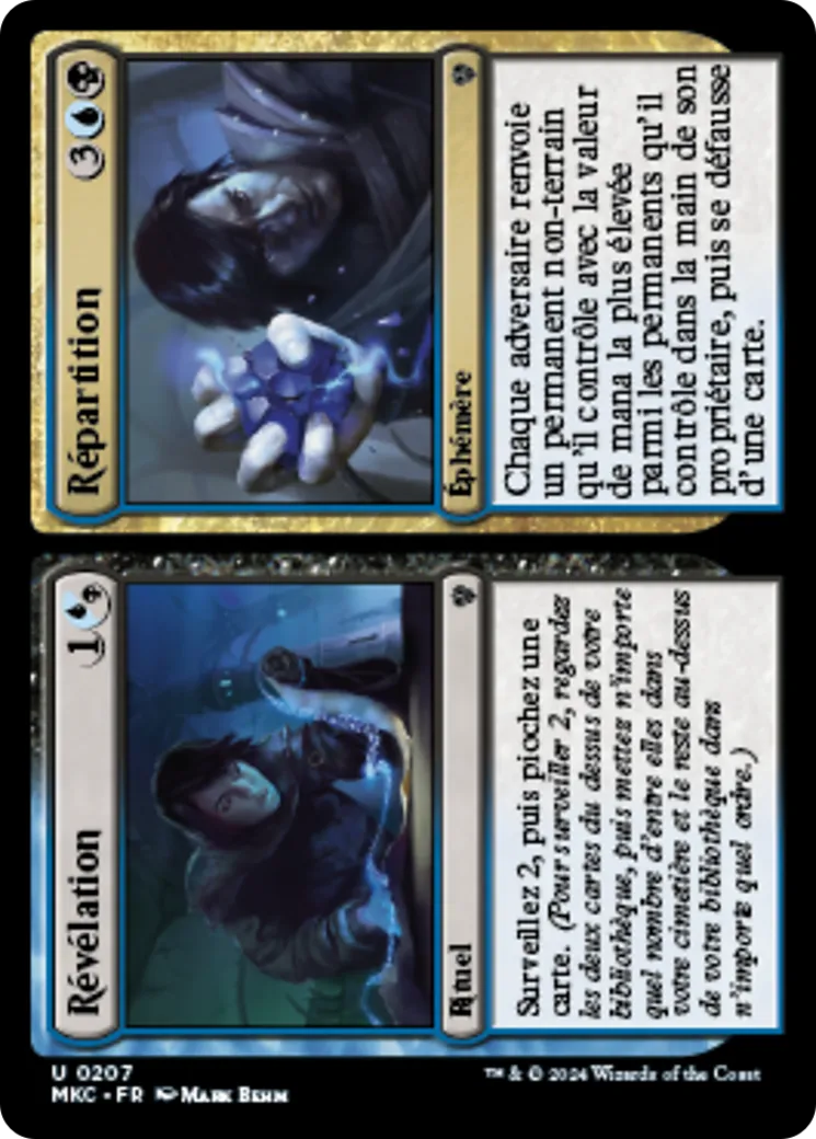 Révélation // Répartition — Murders at Karlov Manor Commander — Magic: The Gathering