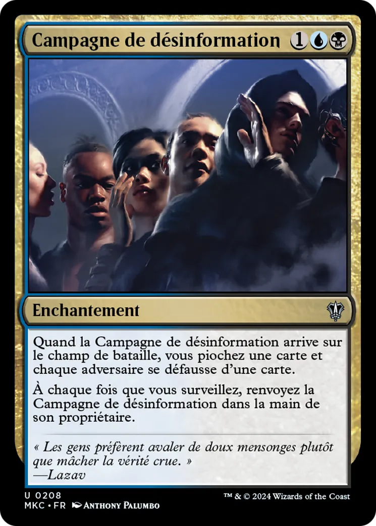 Campagne de désinformation — Murders at Karlov Manor Commander — Magic: The Gathering