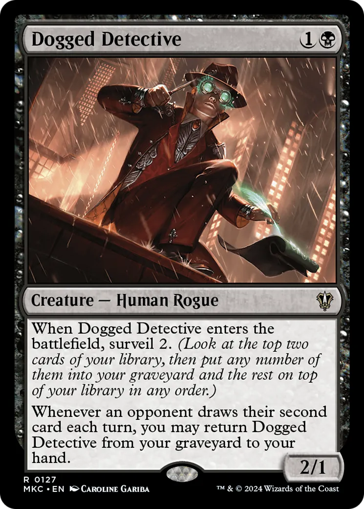 Détective obstiné — Murders at Karlov Manor Commander — Magic: The Gathering